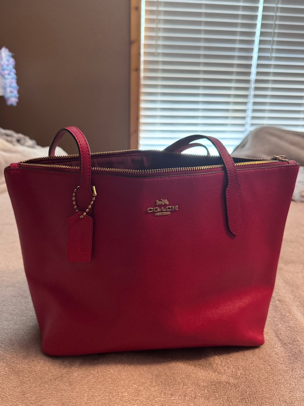 Coach Women's Burgundy Blazer